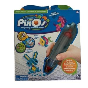 NWT Spin Master Pixos Starter Pen Pac Toy Activity 500 Beads 6 Templates